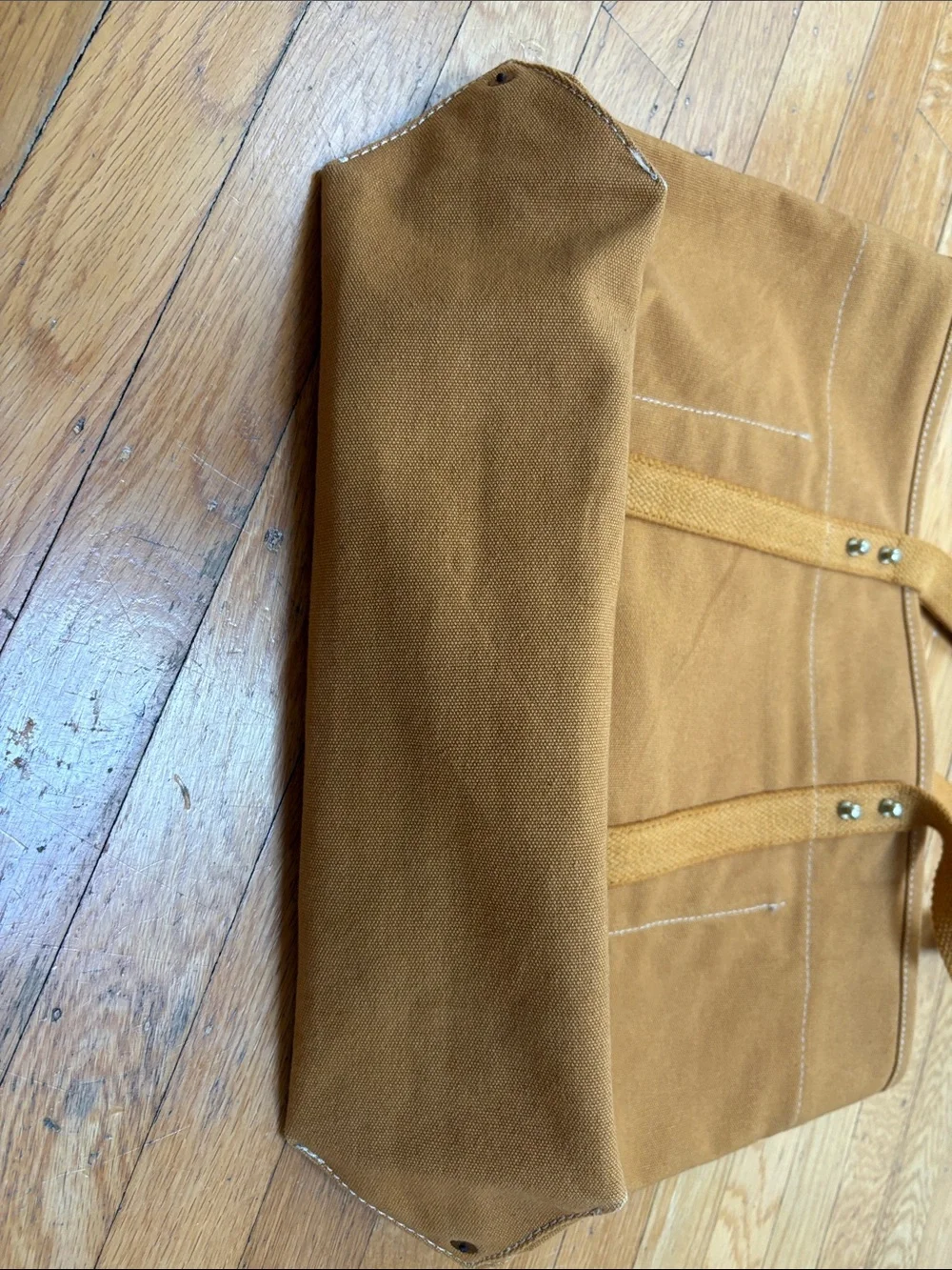 Immodest Cotton Mustard Small East West Tote New